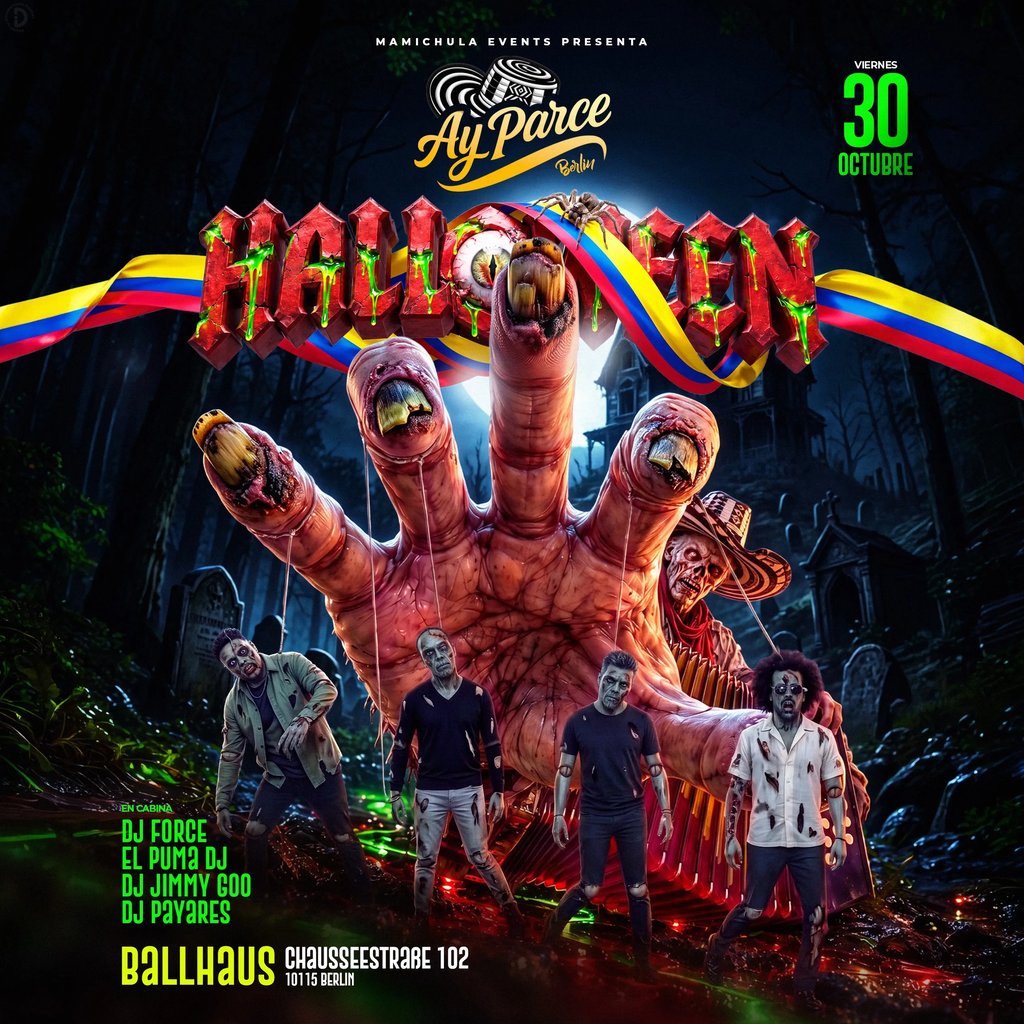Ay Parce Fiesta de Halloween