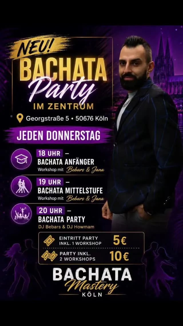 Bachata Party im Zentrum