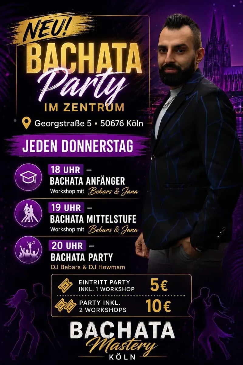 Bachata Party im Zentrum