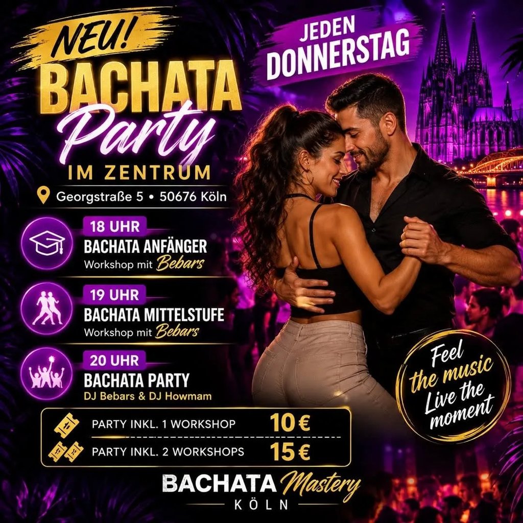 Bachata Party im Zentrum