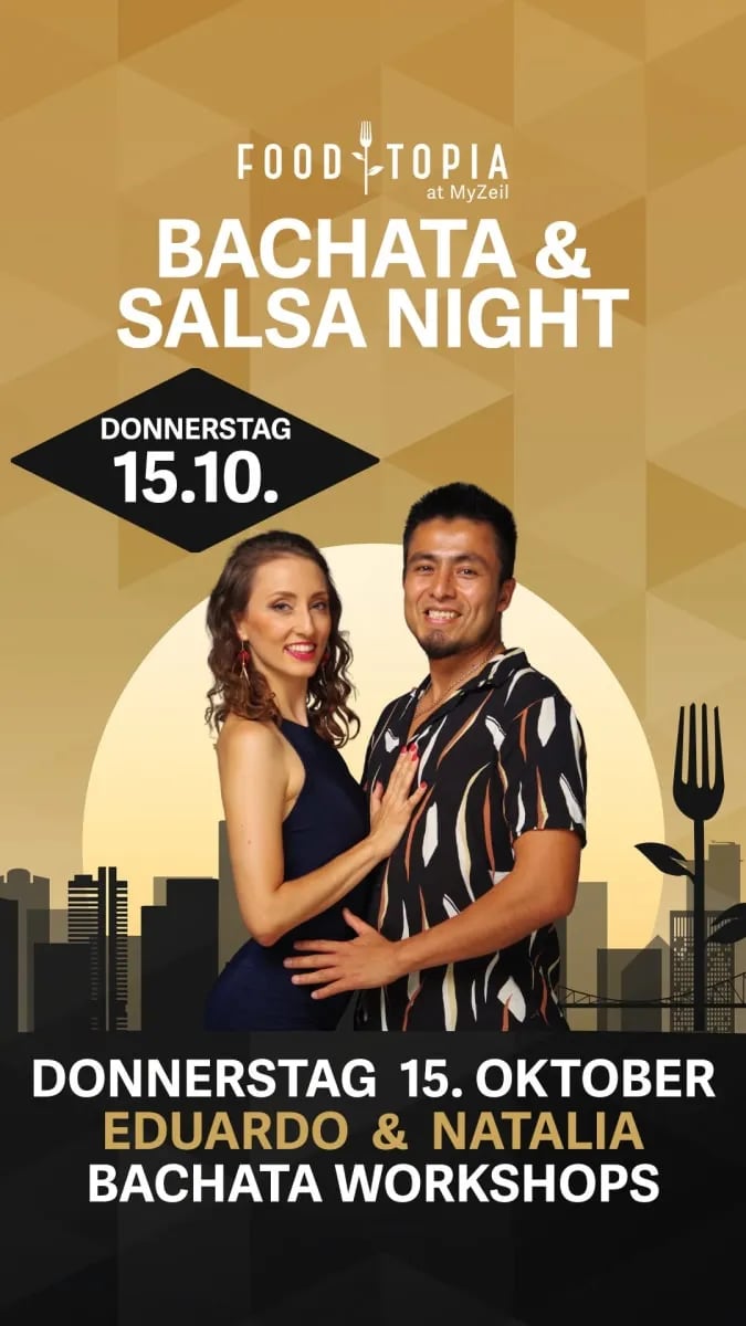 Bachata & Salsa Night – Eduardo & Natalia Bachata Workshops
