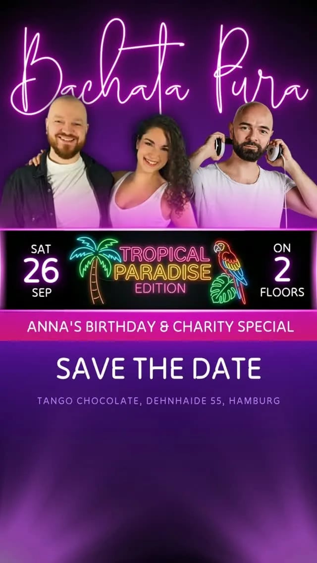 Bachata Pura Tropical Paradise Edition – Anna’s Birthday & Charity Special
