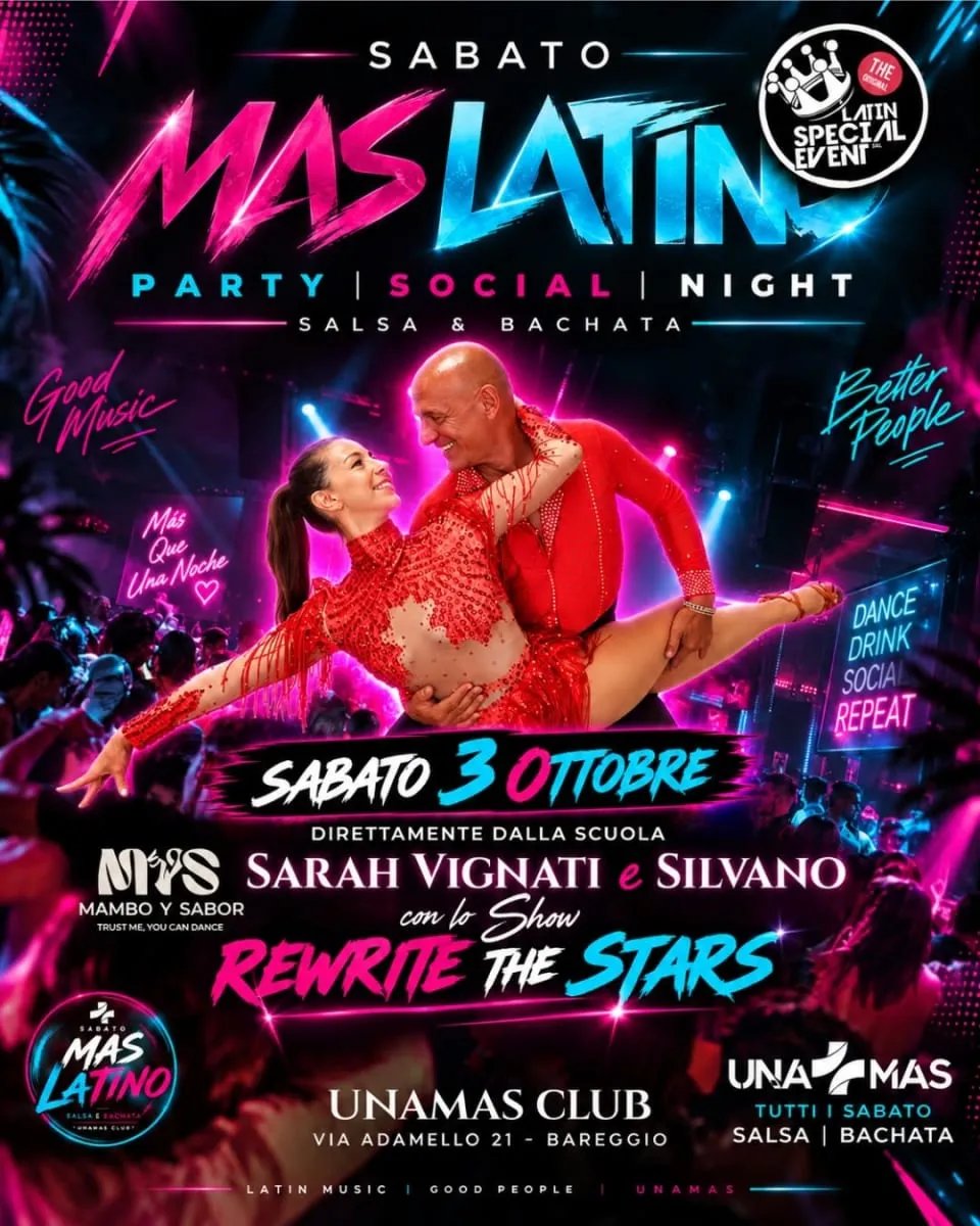 Mas Latino – Party Social Night