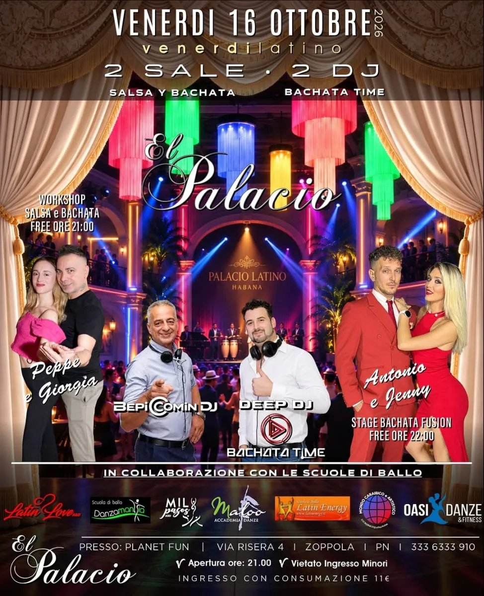El Palacio – Venerdì Latino