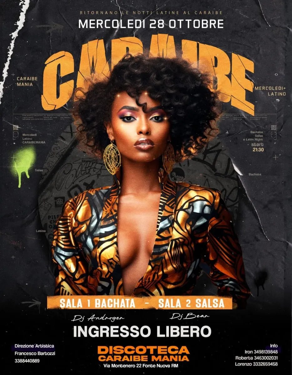 Ritornano le notti latine al Caraibe