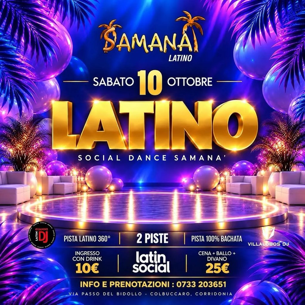 Latino Social Dance Samana