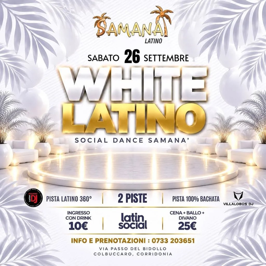 White Latino – Social Dance Samana