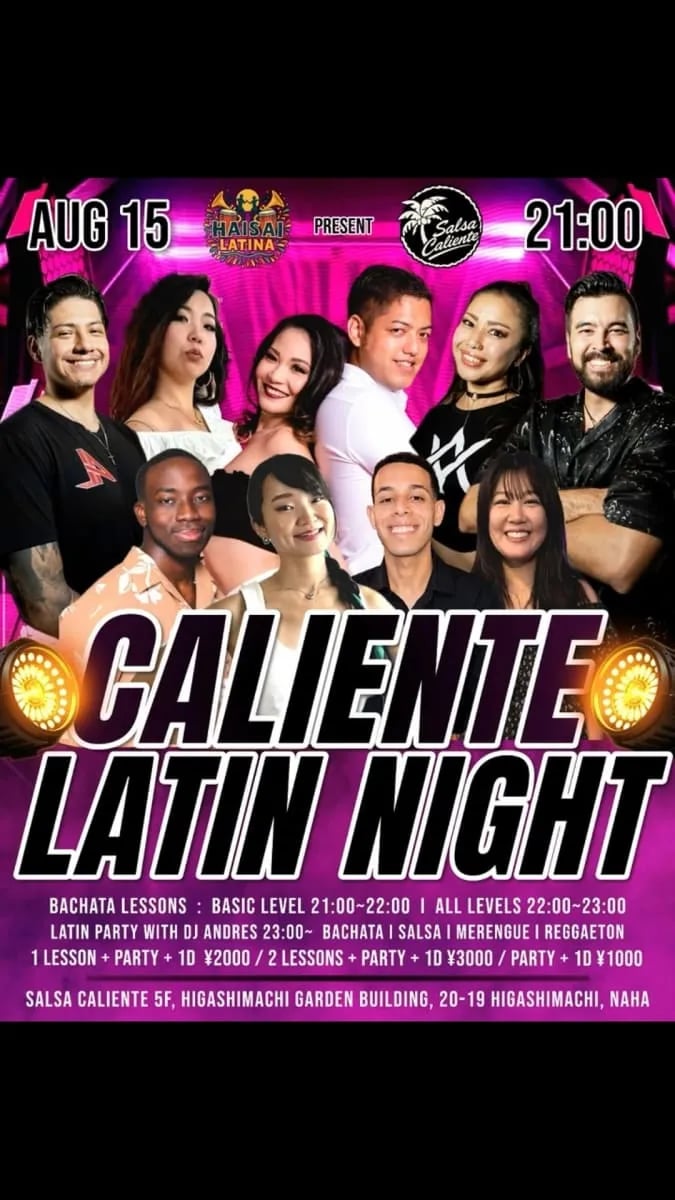 Caliente Latin Night & Ayaka's Birthday Party