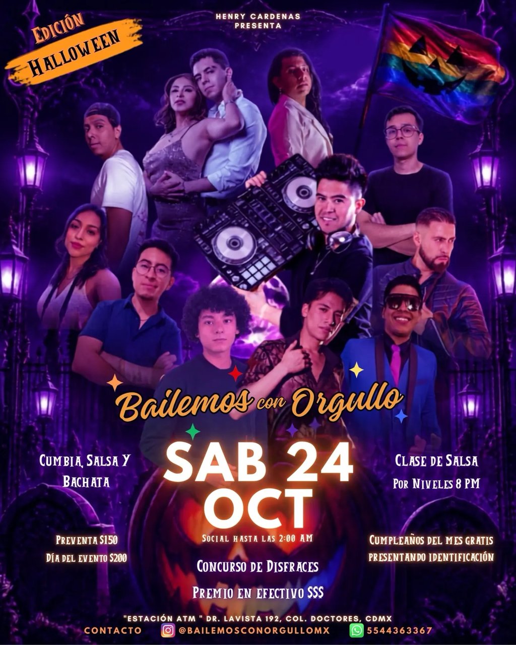 Bailemos con Orgullo edición Halloween