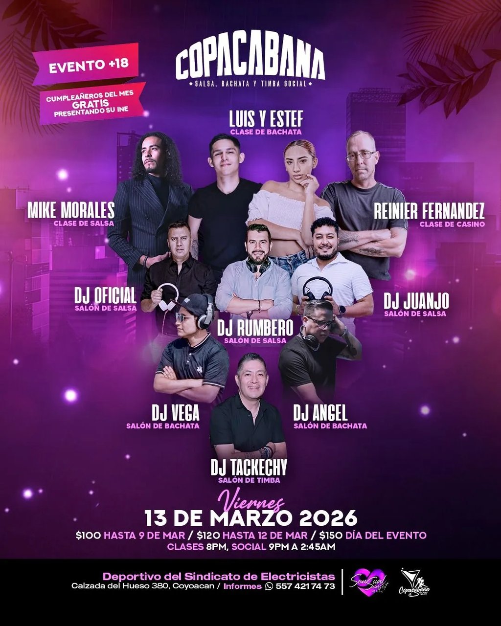 Copacabana – Salsa, Bachata y Timba Social
