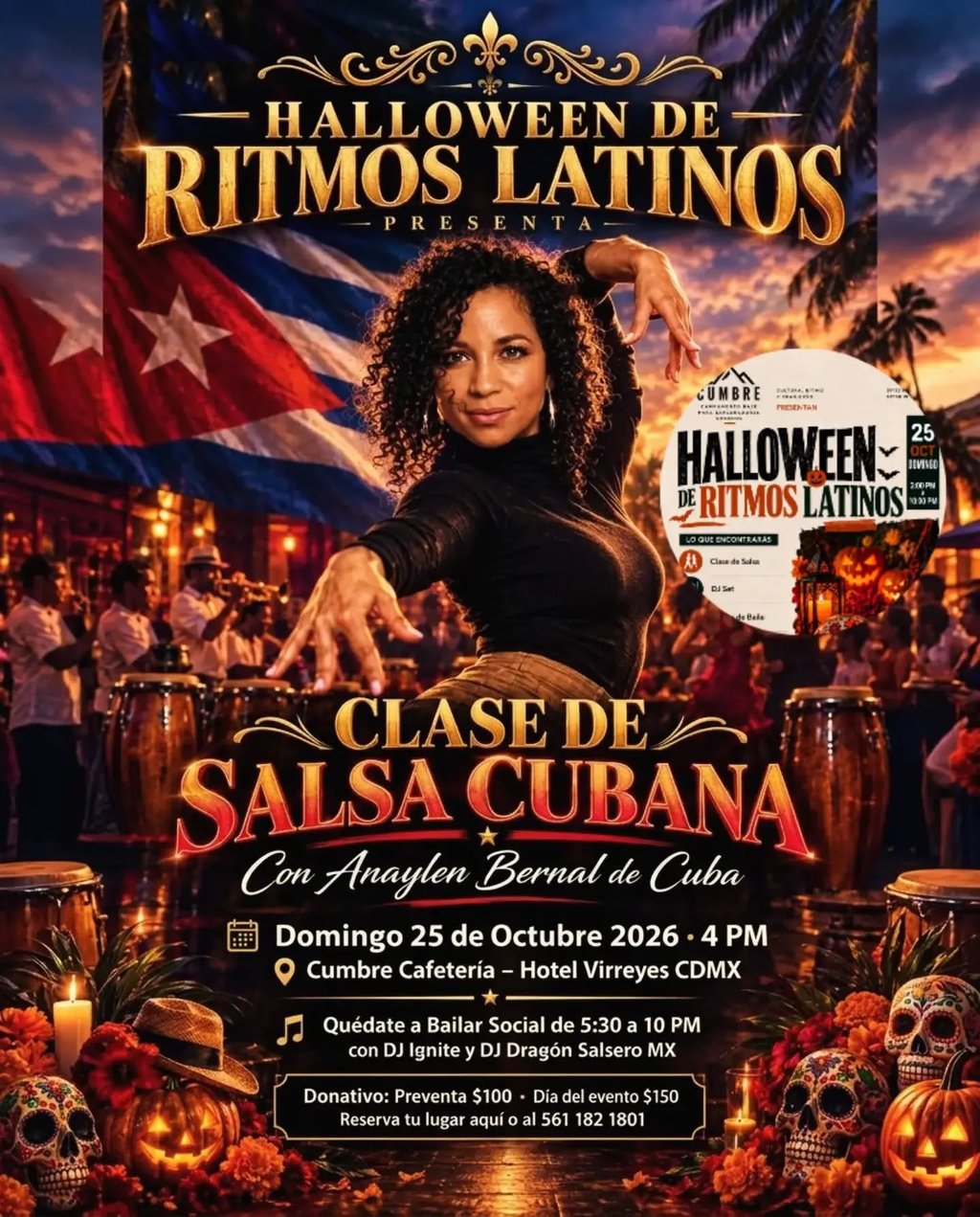 Halloween de ritmos latinos