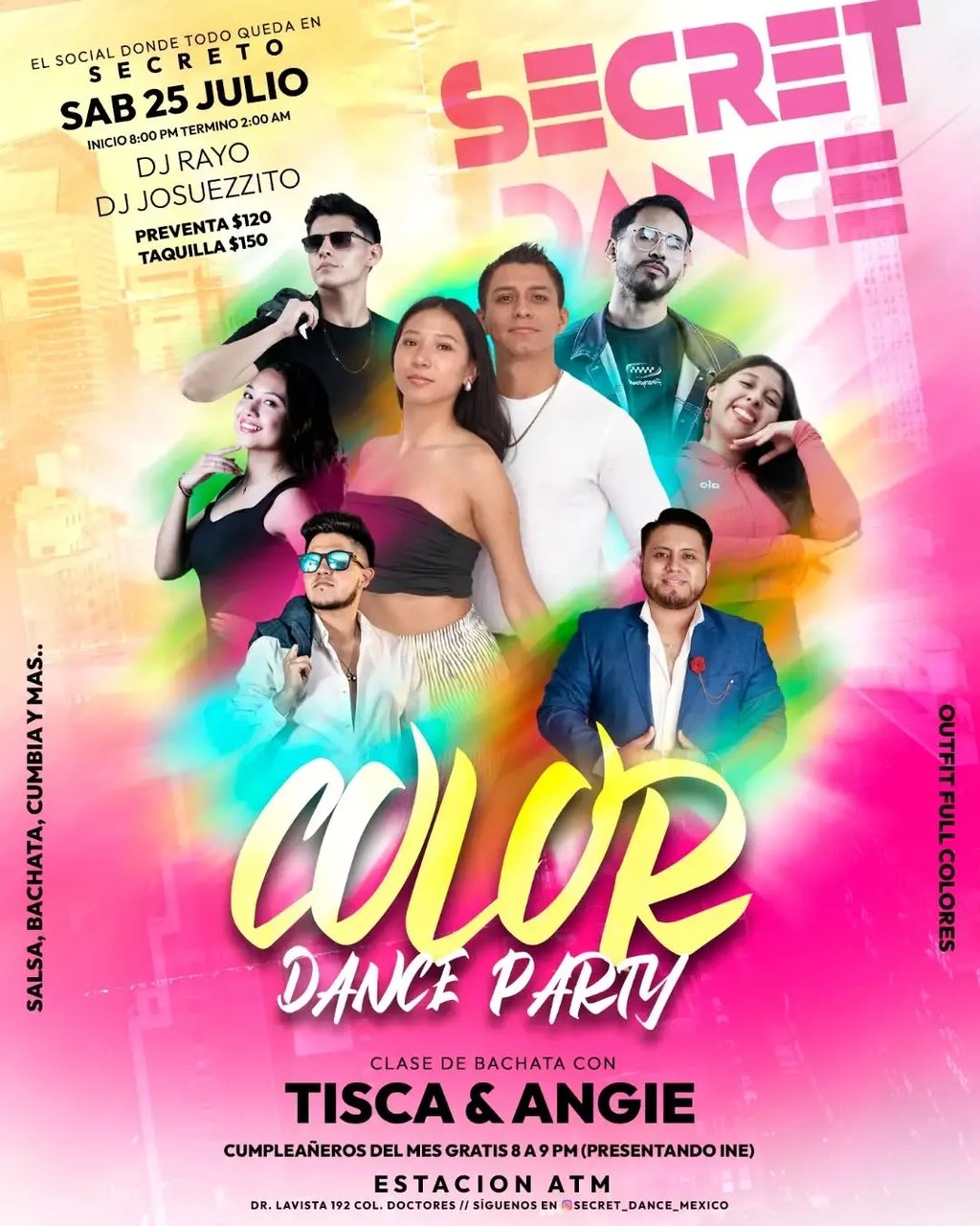 Secret Dance: Color Dance Party