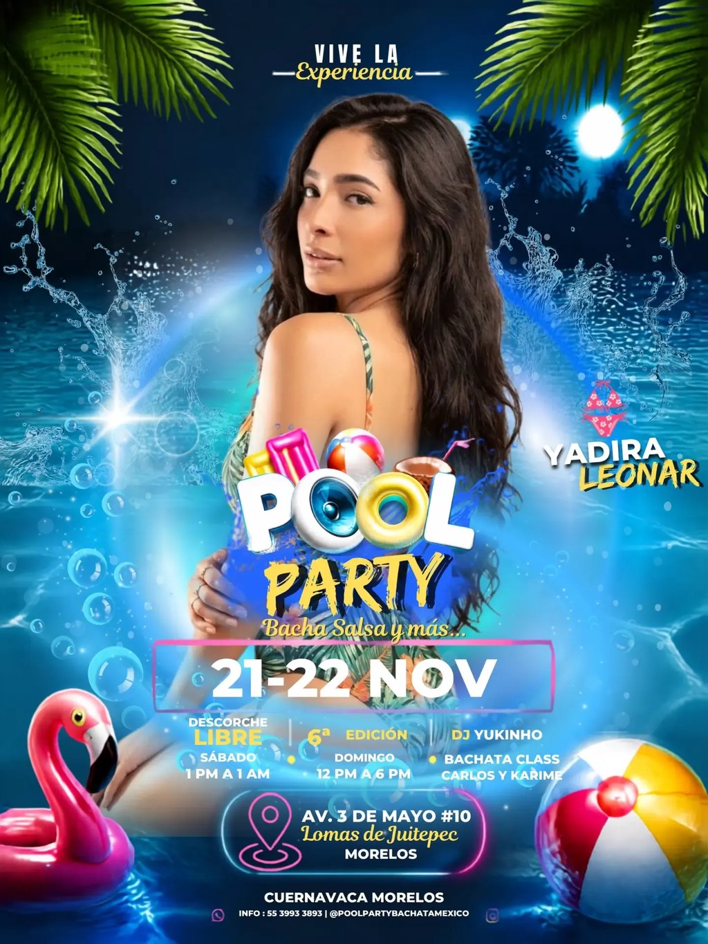 Pool party bacha salsa y más