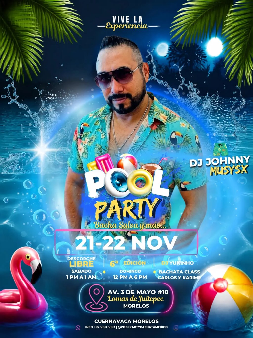 Pool party bacha salsa y más