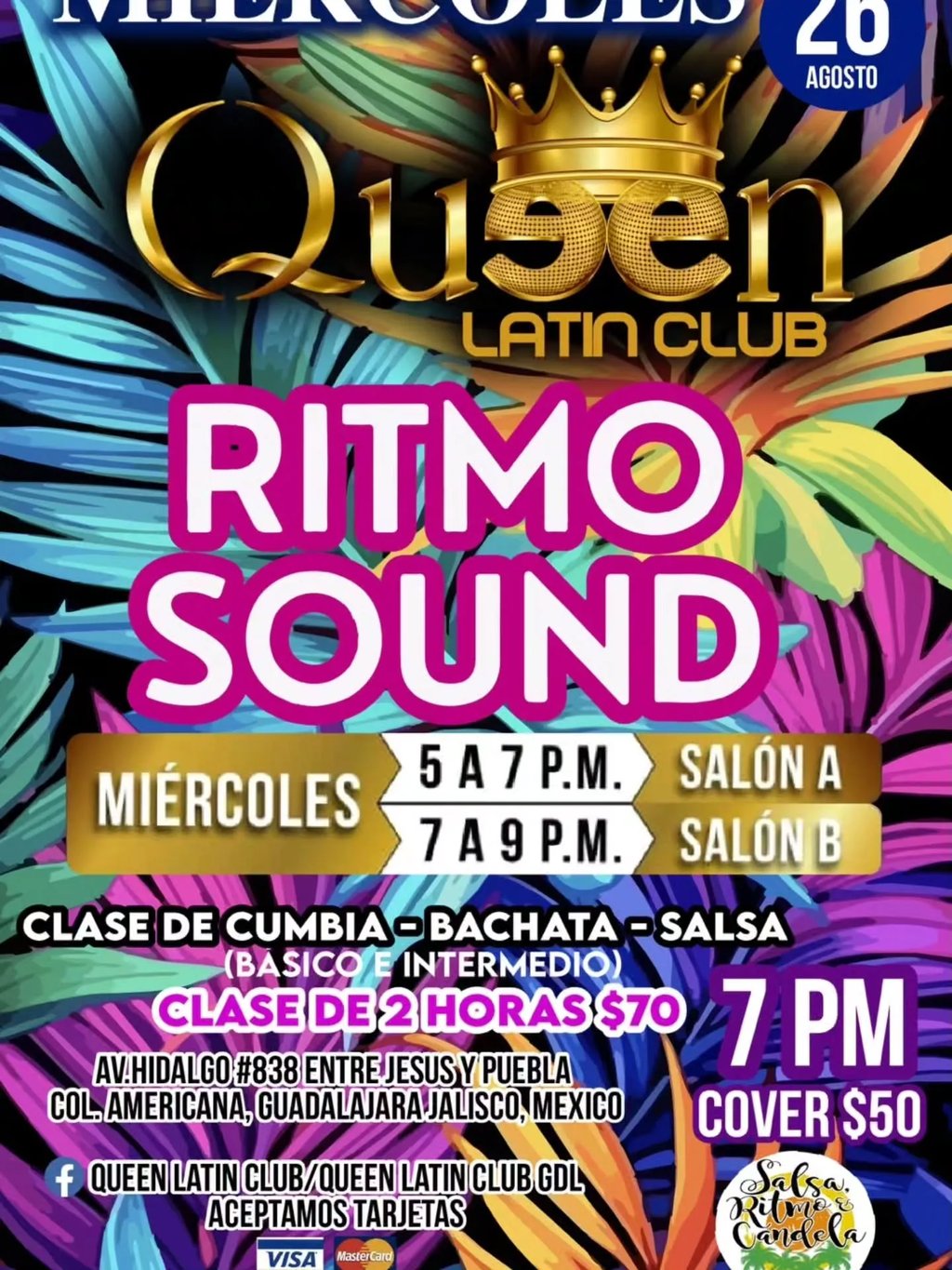 Miércoles en Queen Latin Club