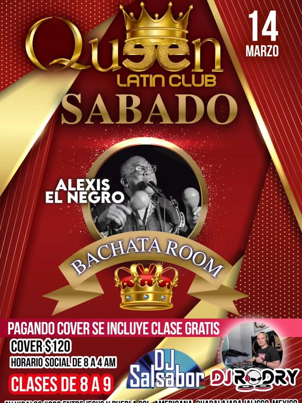 Sabado en Queen Latin Club