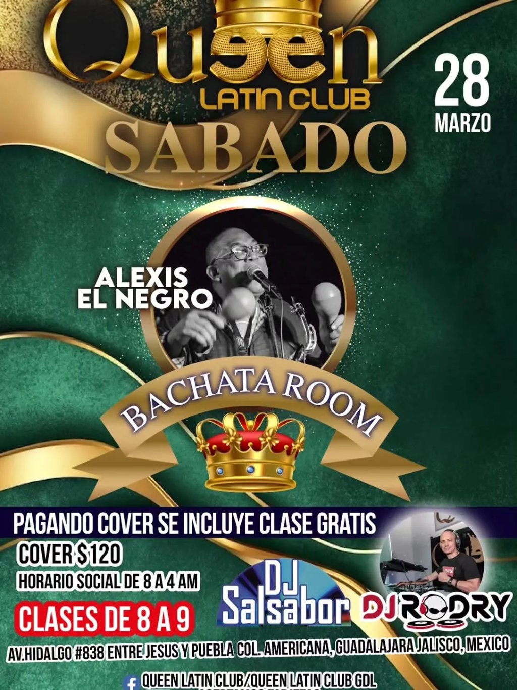 Sábado en Queen Latin Club