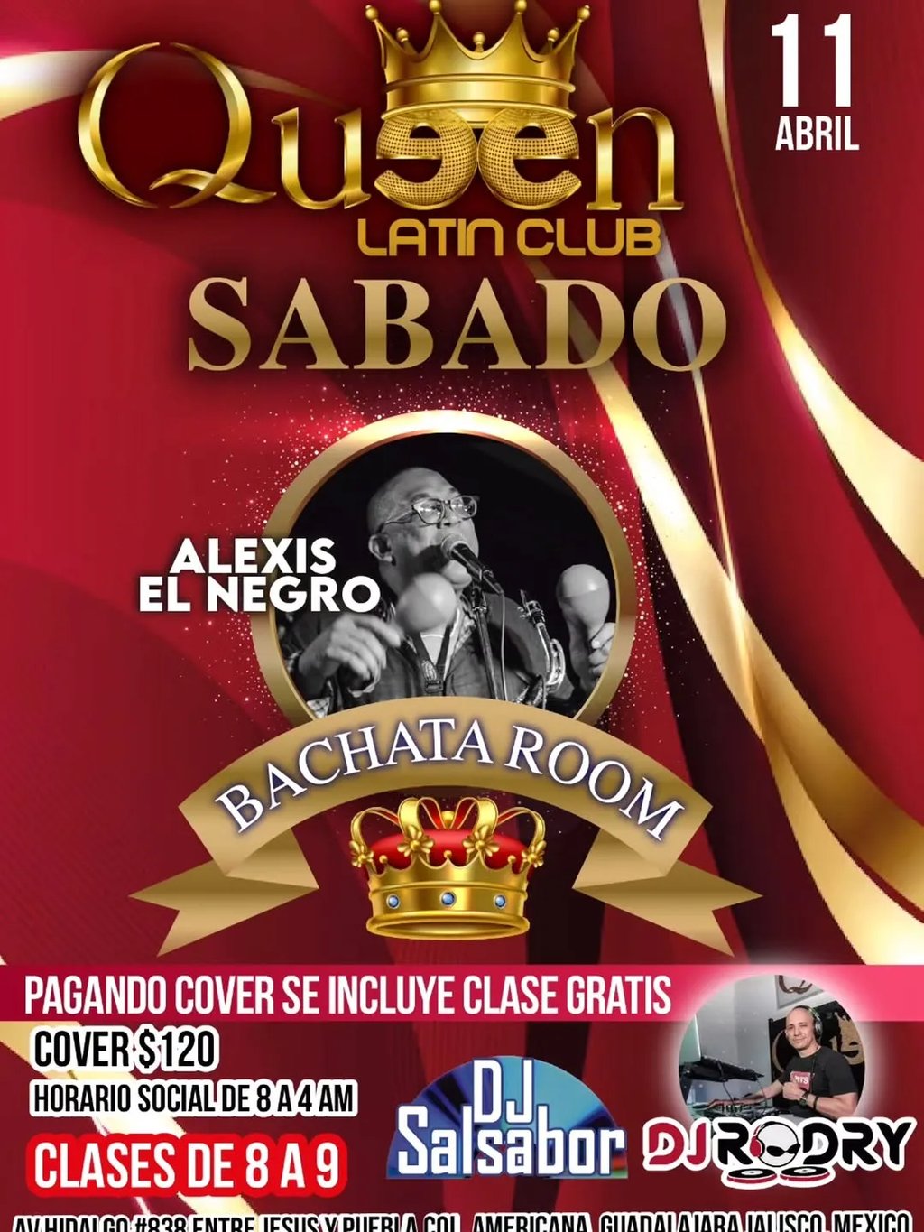 Sábado en Queen Latin Club