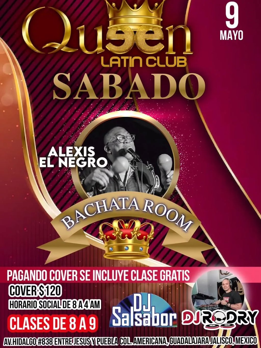 Sábado en Queen Latin Club