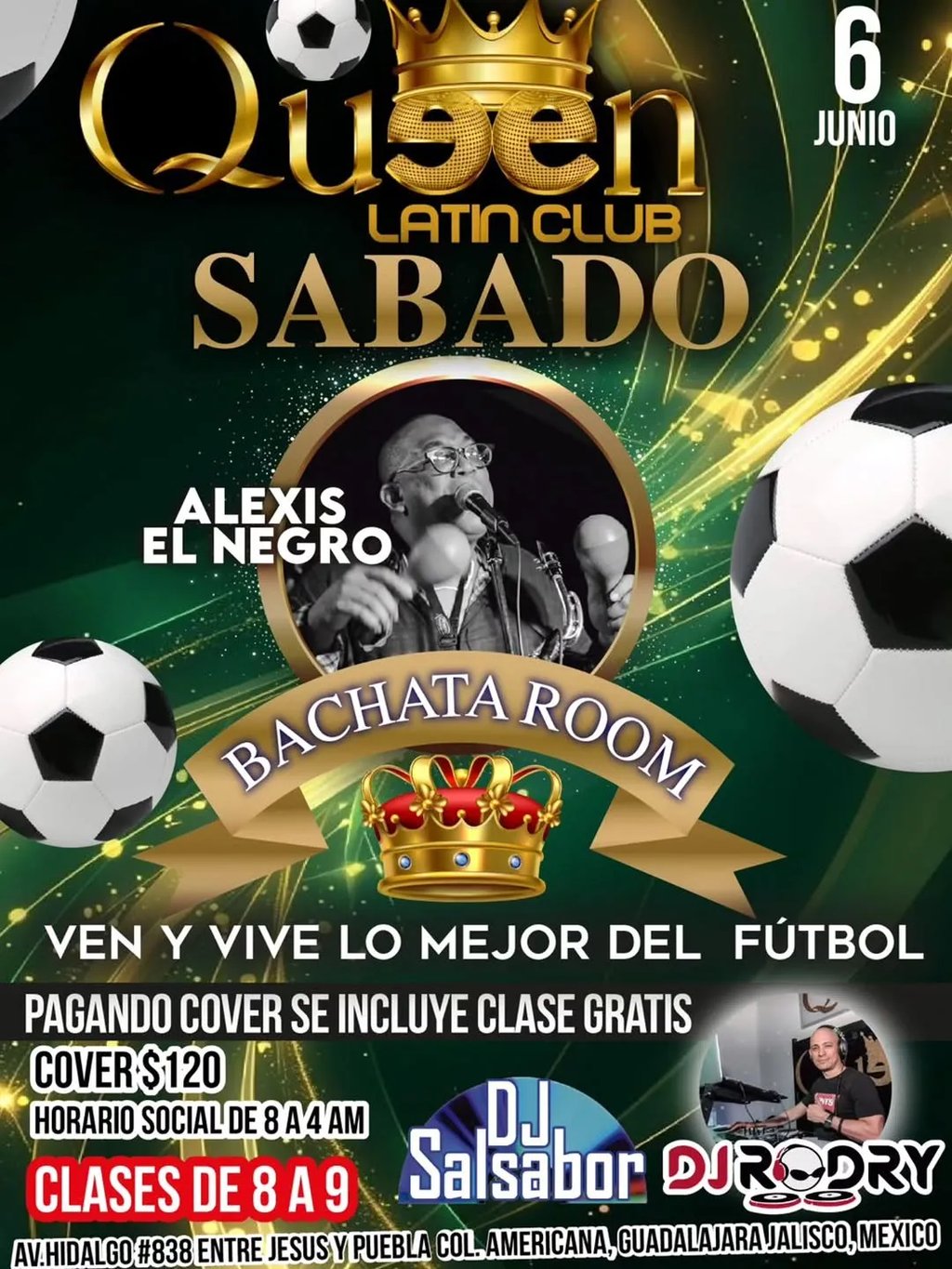 Sábado en Queen Latin Club