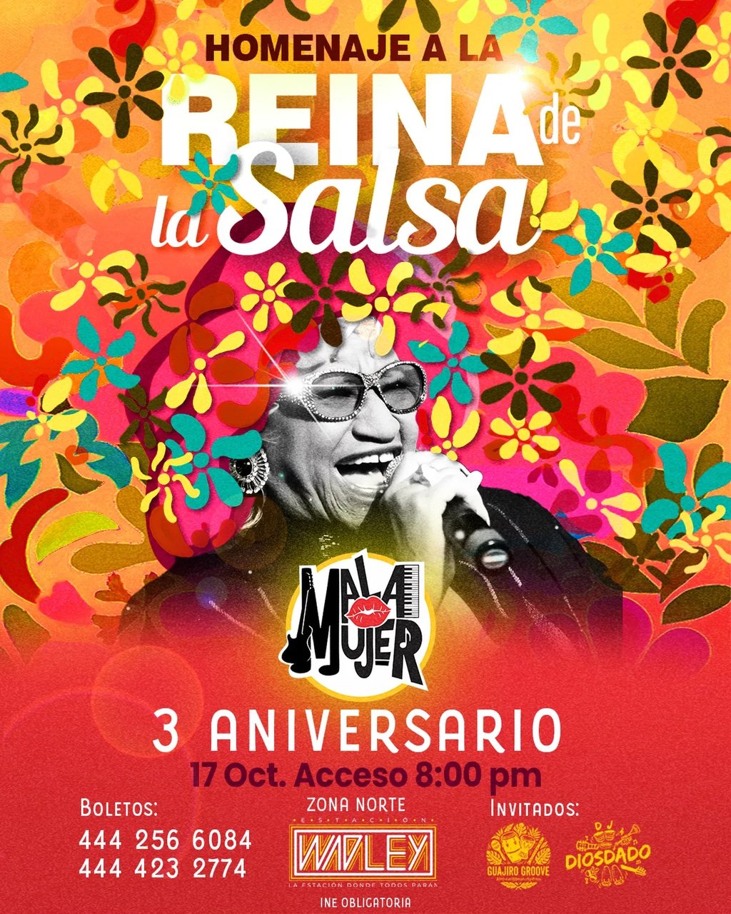 Homenaje a la reina de la salsa