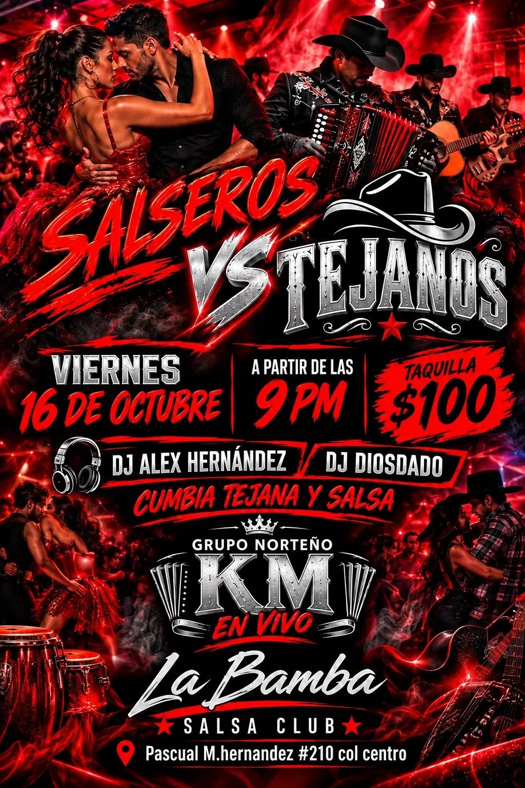 Salseros vs tejanos