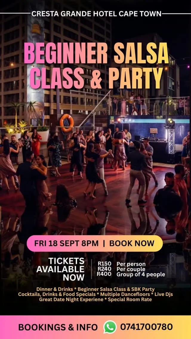 Beginner salsa class & party