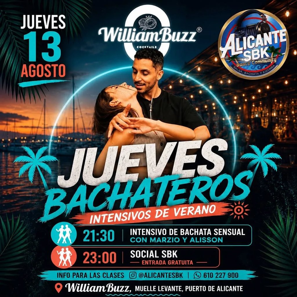 Jueves Bachateros – Intensivos de Verano