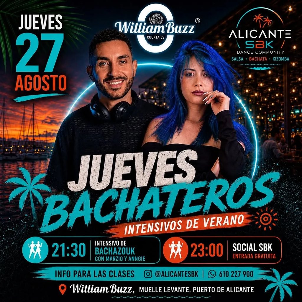 Jueves Bachateros – Intensivos de Verano