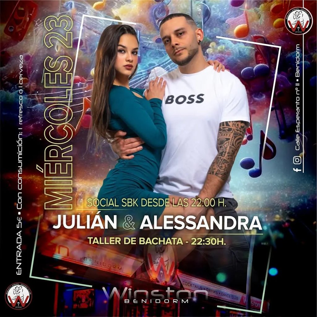 Miércoles de ritmo y sabor en Winston Benidorm