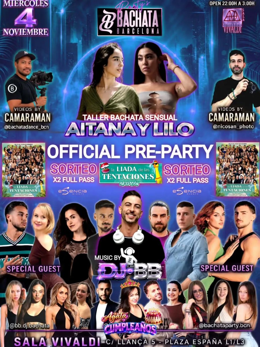 Bachata Barcelona Official Pre-Party