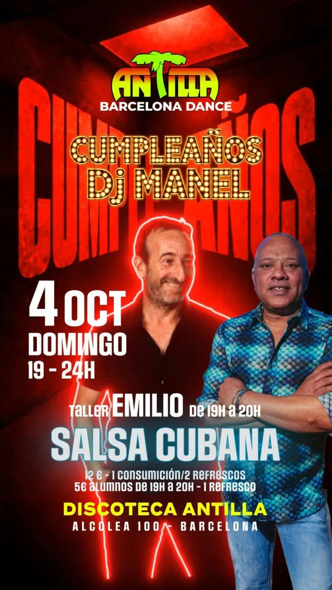 Cumpleaños DJ Manel