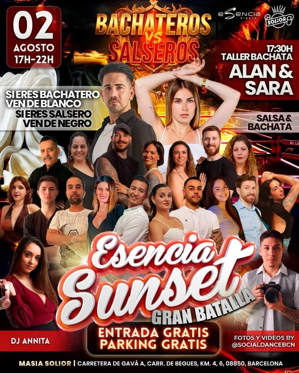 Esencia Sunset: Bachateros vs Salseros