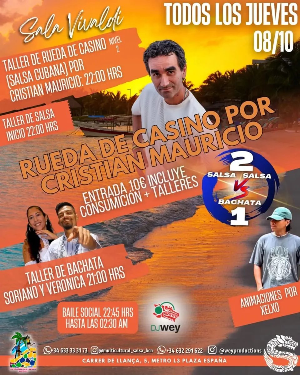 Rueda de Casino por Cristian Mauricio