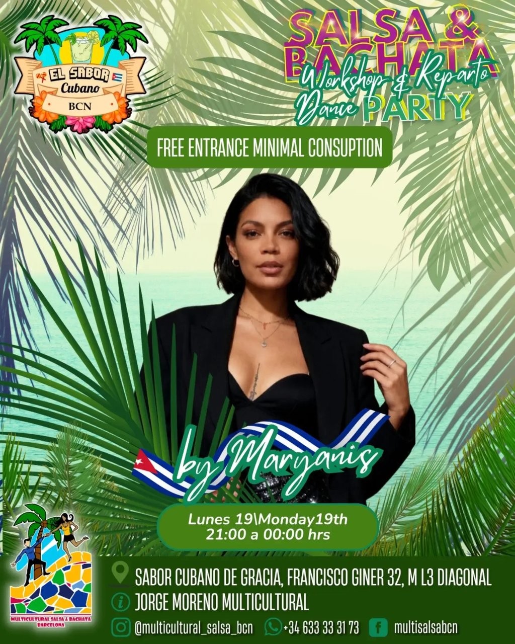 Salsa & Bachata Workshop & Reparto Dance Party