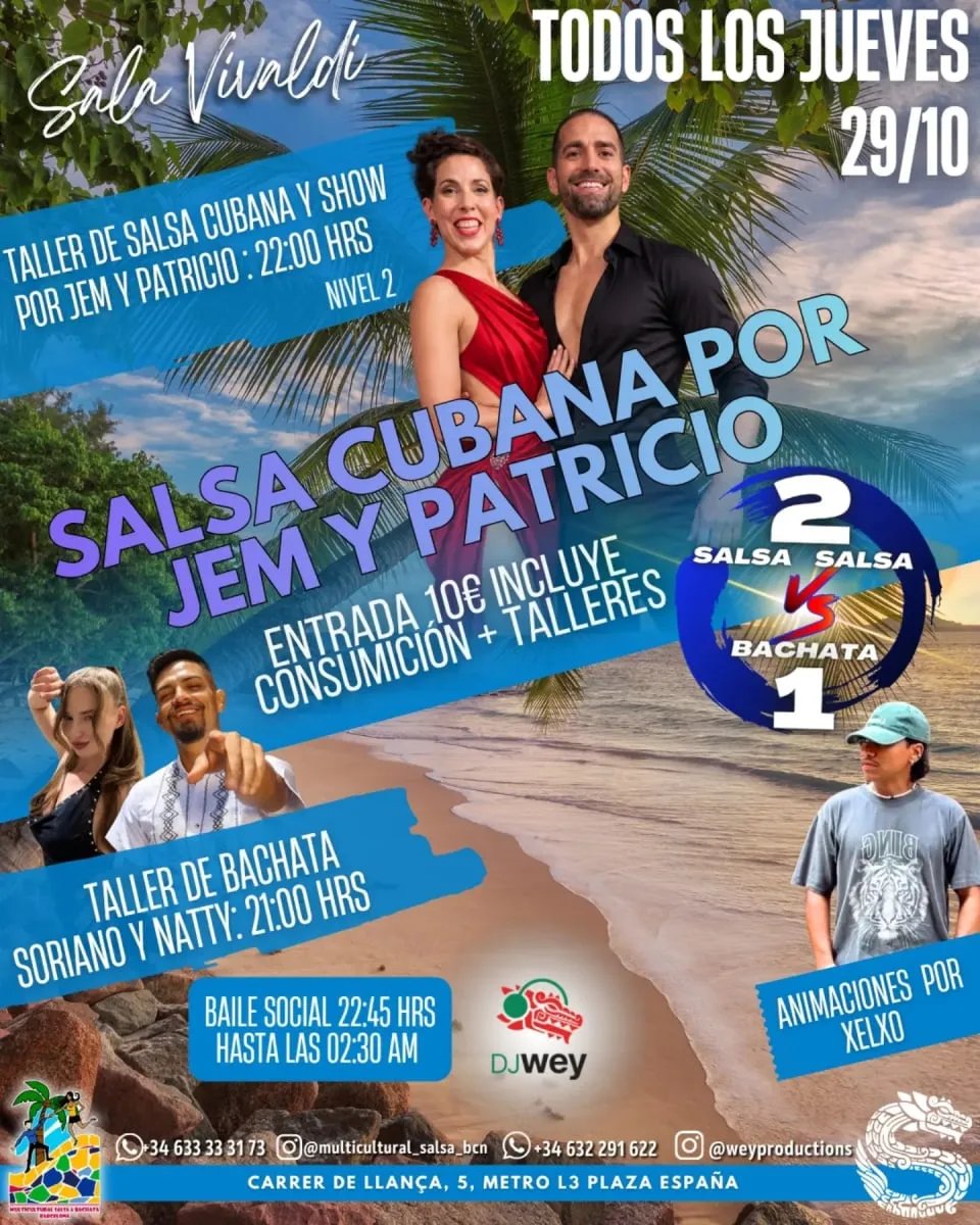 Salsa cubana por Jem y Patricio