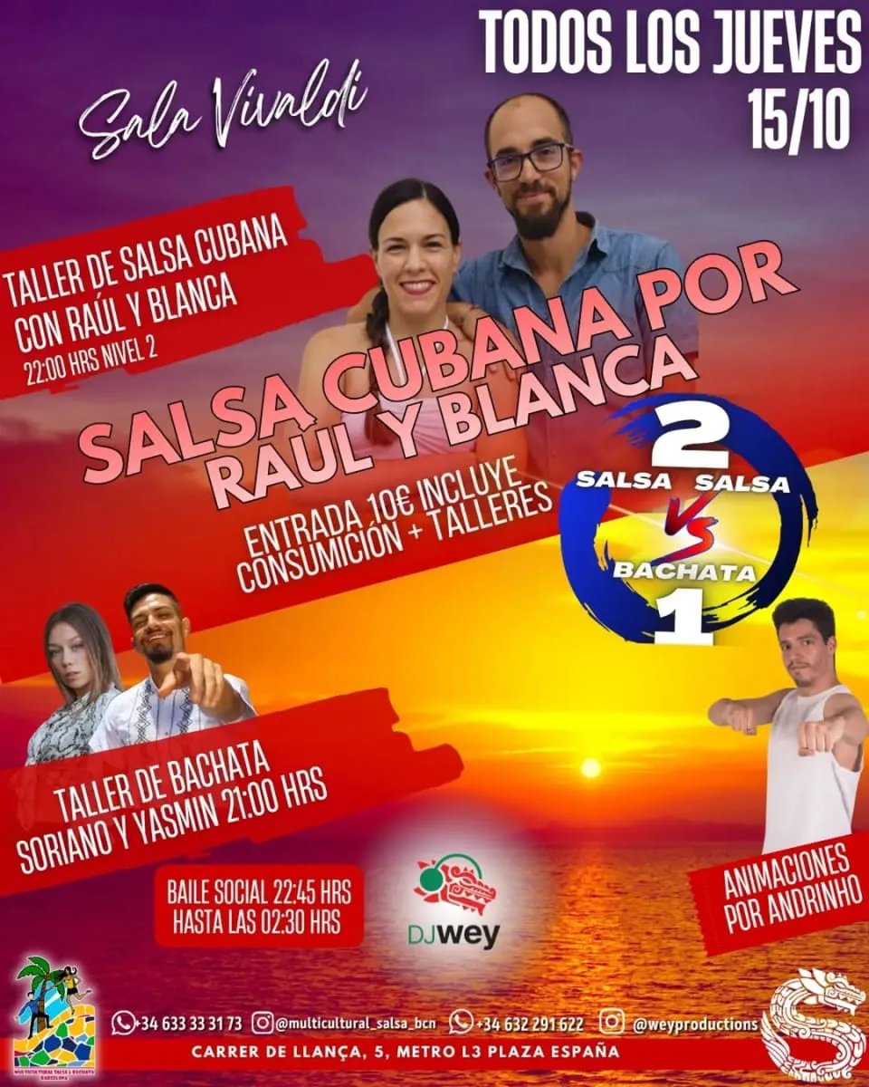 Salsa cubana por Raúl y Blanca