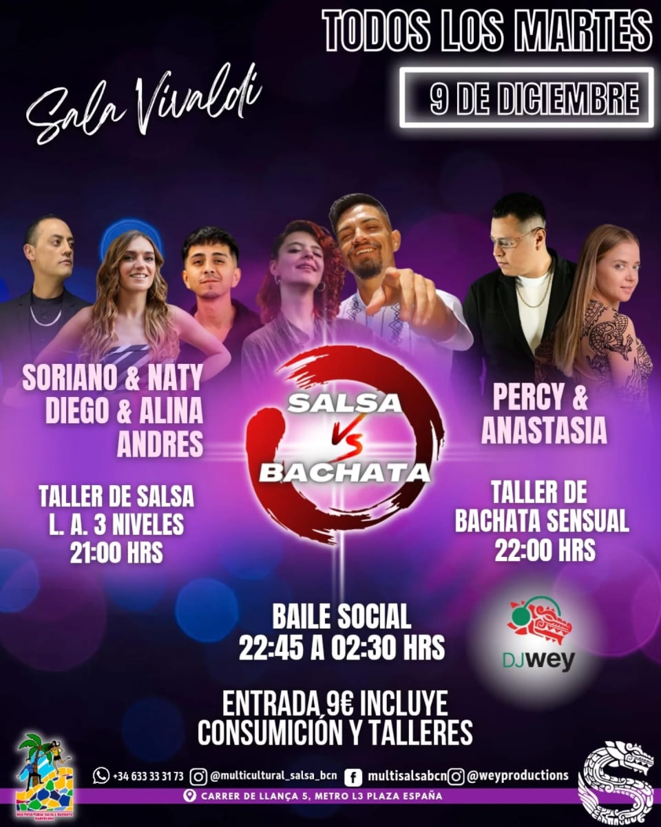 Salsa vs Bachata