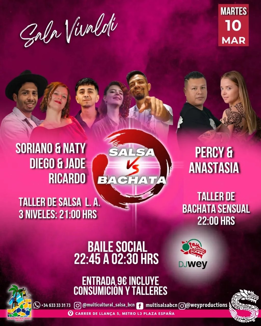 Salsa vs Bachata