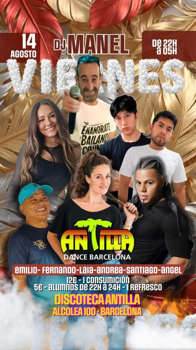 Viernes Antilla con DJ Manel
