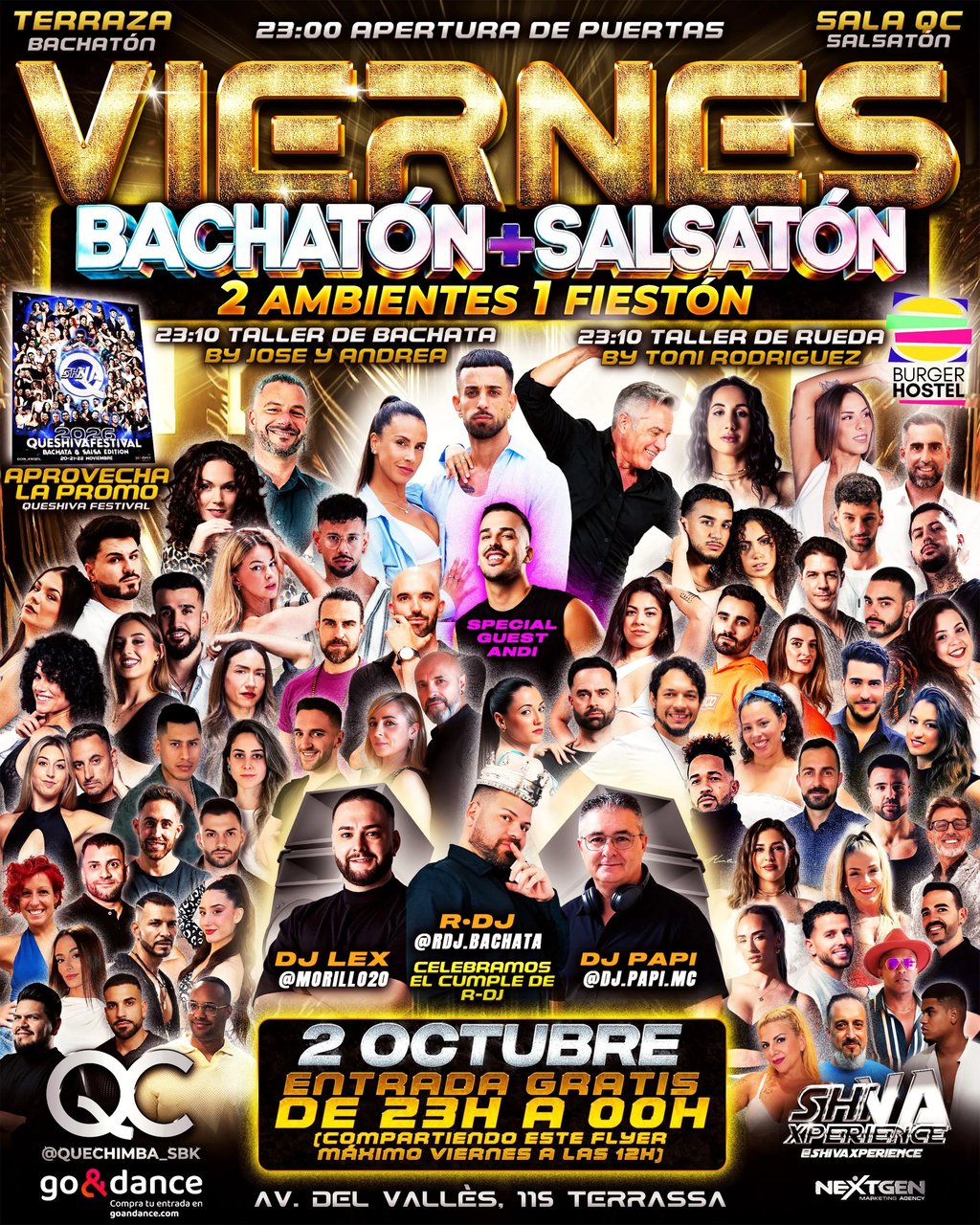 Viernes Bachatón + Salsatón