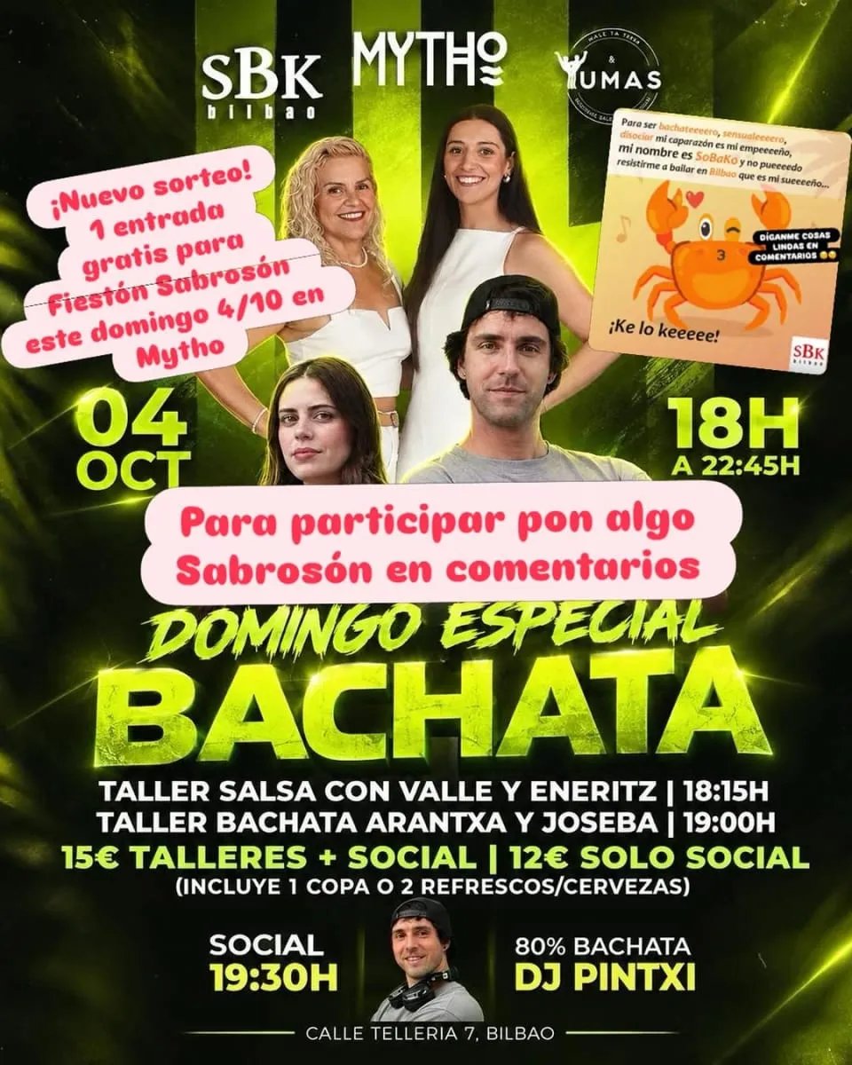 Domingo especial Bachata
