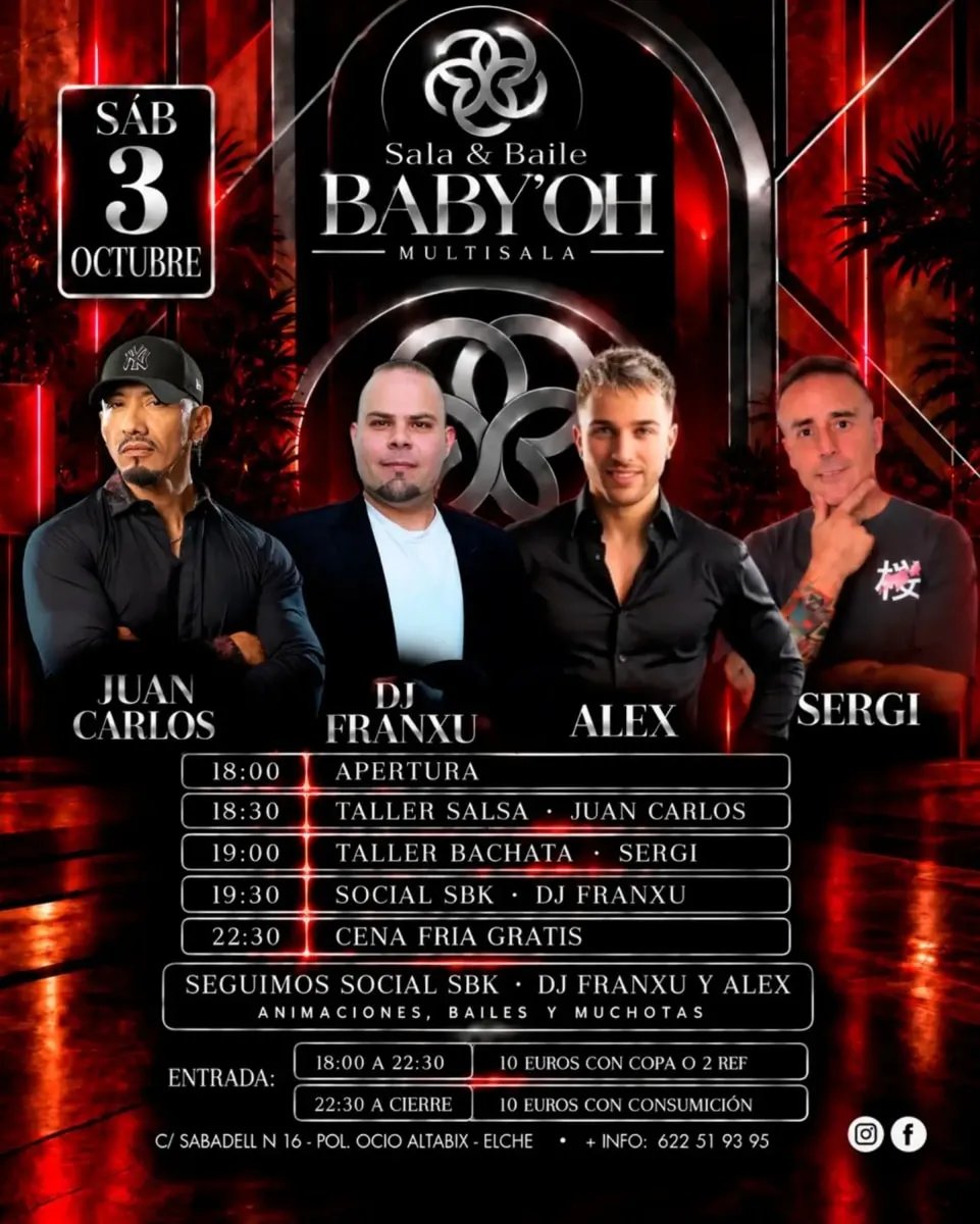 Sàbado en Baby’Oh