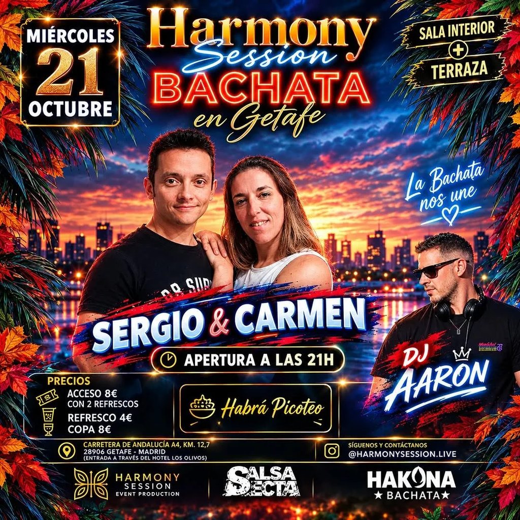 Harmony Session Bachata en Getafe