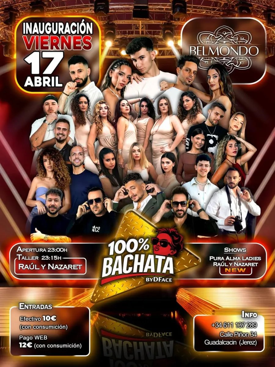 100% Bachata by DFace - Inauguración