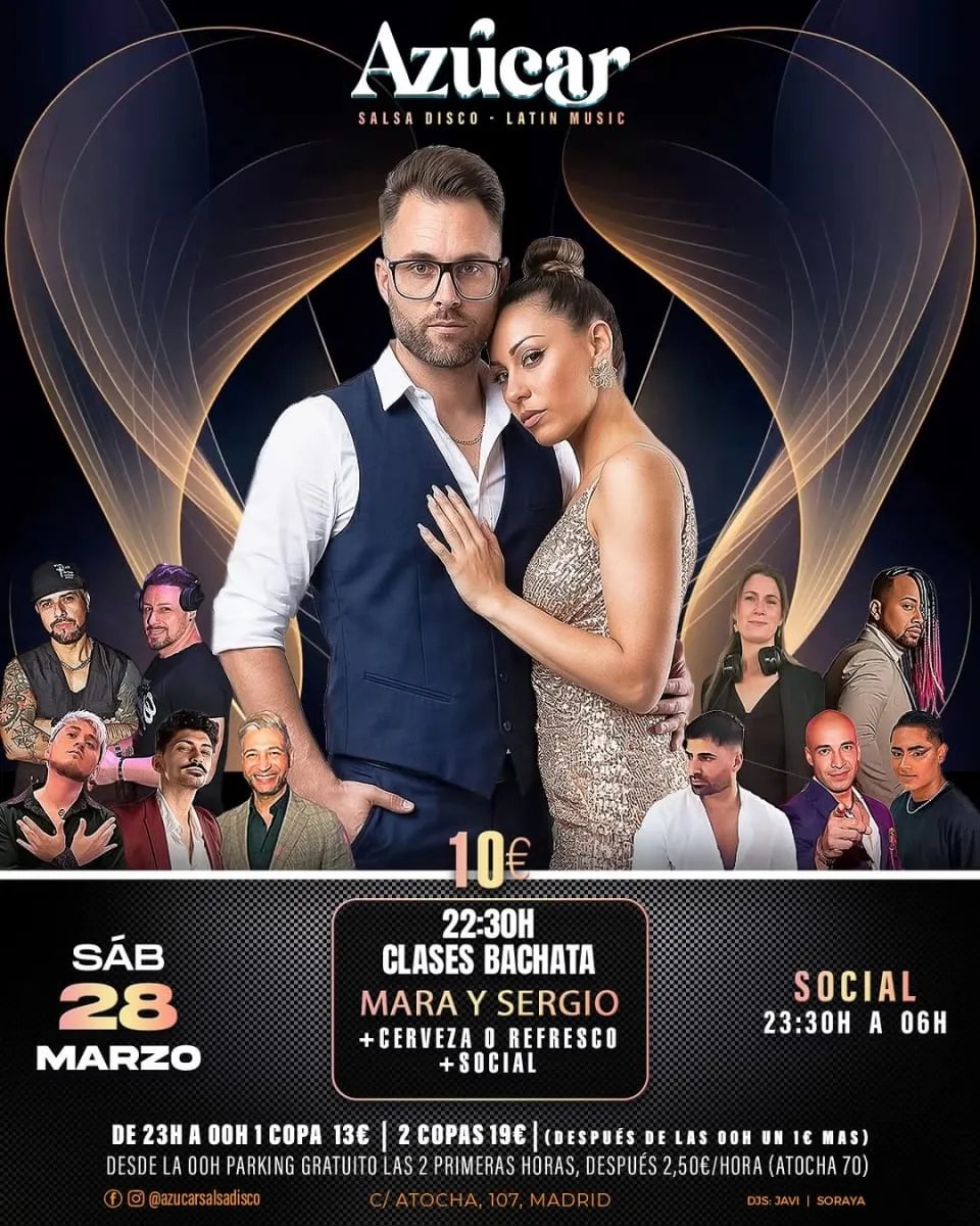 Azúcar Bachata Social con Mara y Sergio