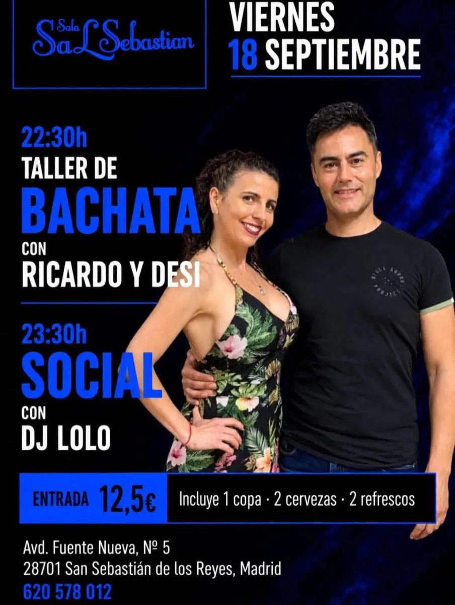Bachata Workshop & Social con Ricardo y Desi