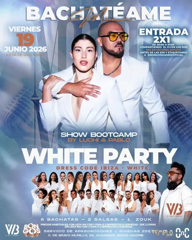 Bachatéame White Party