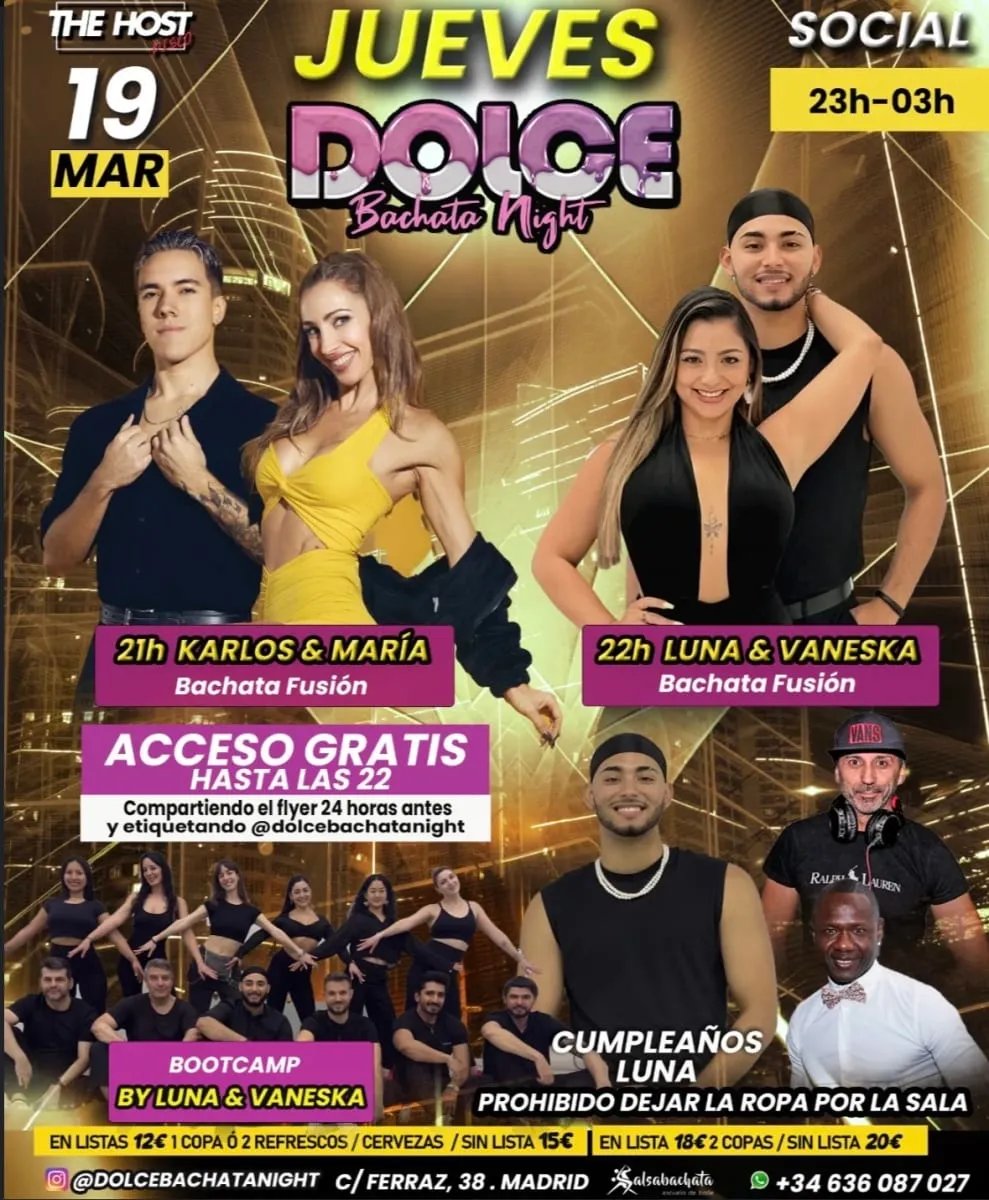 Dolce Bachata Night
