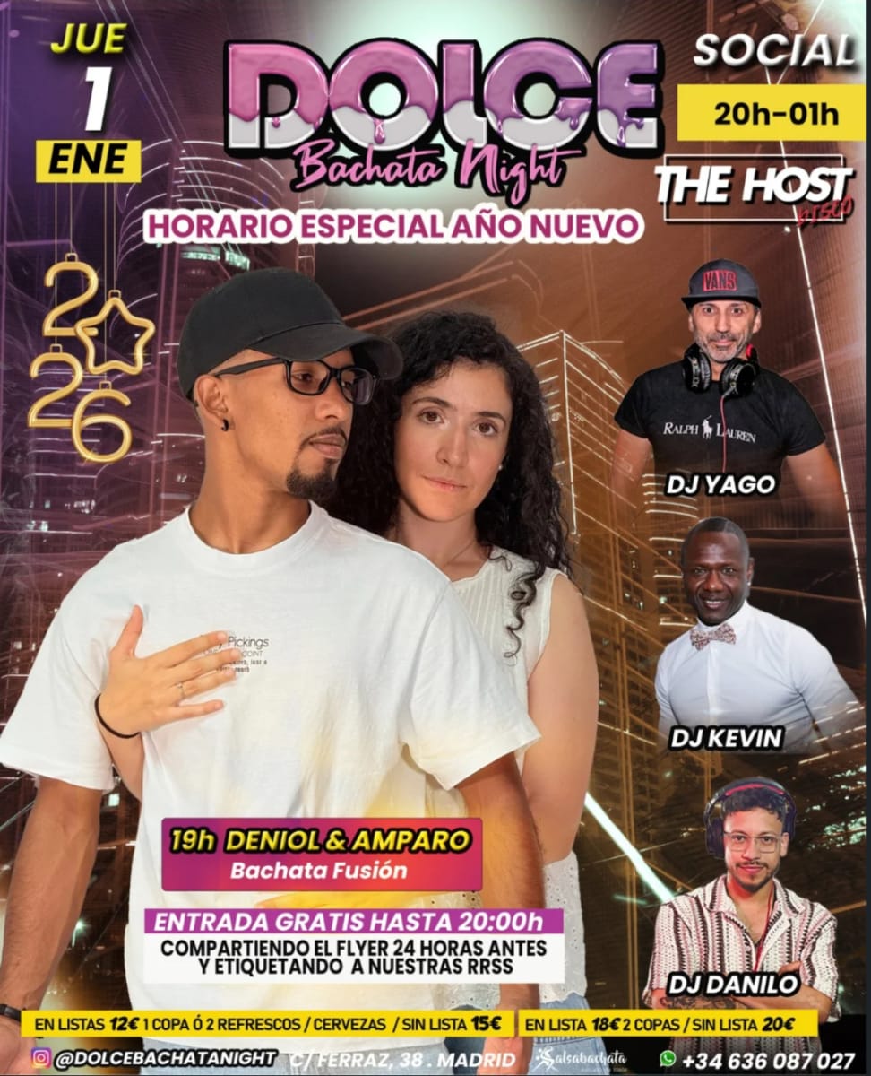 Dolce Bachata Night (Especial Año Nuevo)